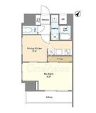 オーキッドレジデンス板橋 809 間取り図