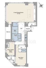 プレステージレジデンス白金台 201 間取り図