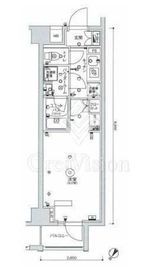 スカイコートヒルズ北新宿 4階 間取り図