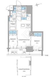 ルフォンプログレ本郷三丁目 1204 間取り図