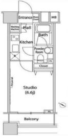 ファーストリアルタワー新宿 1204 間取り図