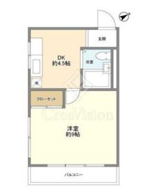 西麻布コンド 7階 間取り図