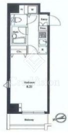 ヴェルト東新宿 6階 間取り図