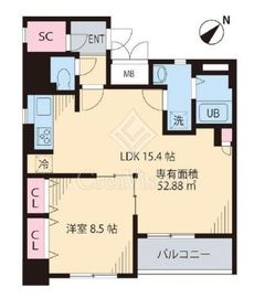 N・Y根津八重垣 803 間取り図