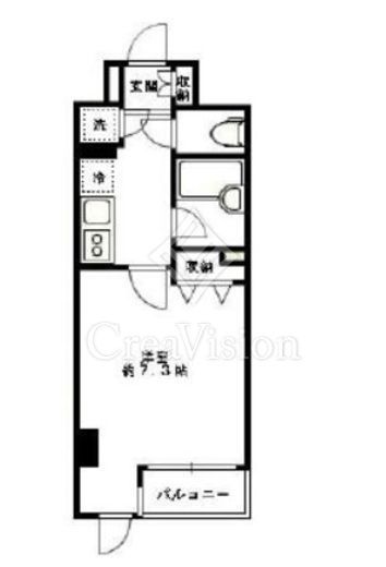 パークウェル御茶ノ水 6階 間取り図