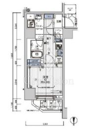 メインステージ錦糸町7ラピス 10階 間取り図
