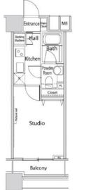 ファーストリアルタワー新宿 511 間取り図