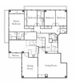 UEDA HOUSE 2F1 間取り図