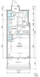 パークタワー勝どきミッド/サウス 11階 間取り図
