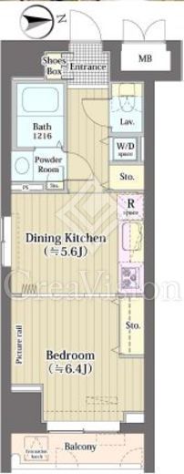 トーク西池袋ウェルフォート 208 間取り図