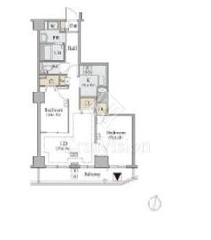 コラム神泉 704 間取り図