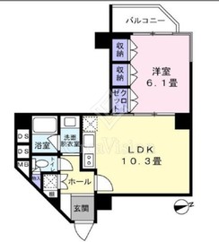 チュリス氷川坂 2階 間取り図