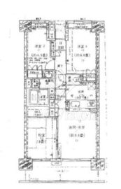 イーストパークス大島セントラルスクエア 7階 間取り図