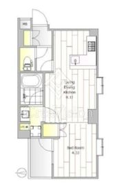サクラティアラ目黒都立大 3階 間取り図