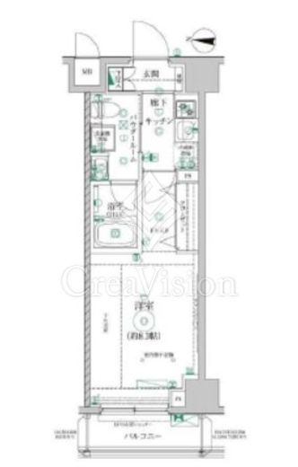 レアライズ清澄白河（REALIZE清澄白河） 6階 間取り図