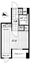 日神デュオステージ笹塚東館 10階 間取り図