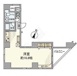 日神デュオステージ笹塚東館 14階 間取り図