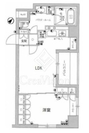 スカイコートヴァンテアン東日本橋 5階 間取り図