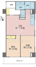 クレール八重洲通り 4階 間取り図