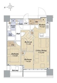 シティタワー銀座東 5階 間取り図
