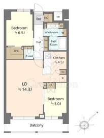 アトラス築地 7階 間取り図
