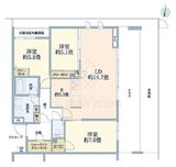 クリオレジダンス新城サウスコート 1階 間取り図