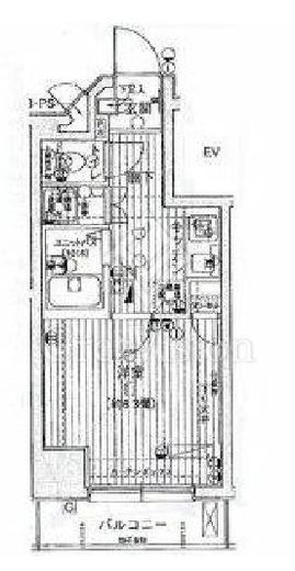 ヴェルト芝浦 2階 間取り図