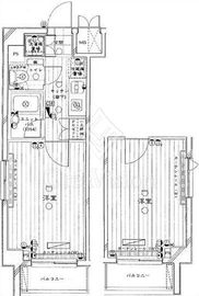 ルーブル白金高輪弐番館 4階 間取り図