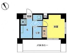 スカイコート三田慶大前 10階 間取り図