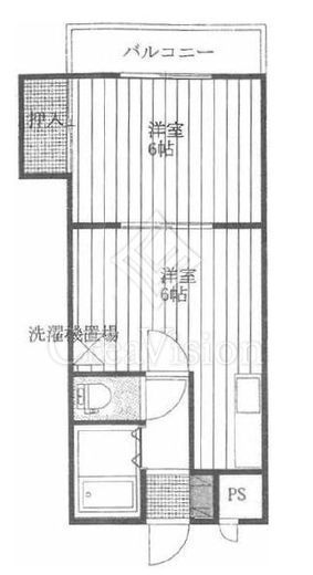 ヴィラローザ浜松町 4階 間取り図