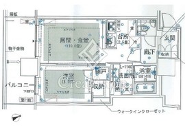 グランドシティタワー池袋 6階 間取り図