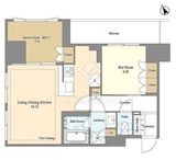 オアーゼ日暮里レジデンス 520 間取り図