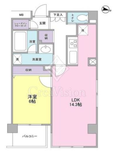 KDXレジデンス成城 209 間取り図