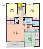 武蔵野パークヒルズ 5階 間取り図