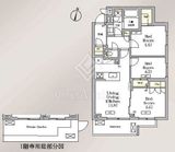 ミレーネ滝野川 104 間取り図
