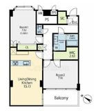 スカイプラザ赤坂 2階 間取り図