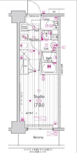 ガーラ・プライム横濱関内 6階 間取り図