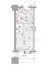 グランド・ガーラ横濱元町 10階 間取り図