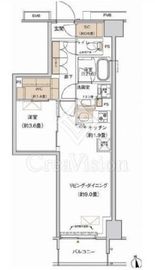 プライムネクサス大森北 417 間取り図