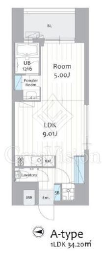 ラ フォンス 206 間取り図