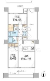 リストレジデンス辻堂タワー 16階 間取り図