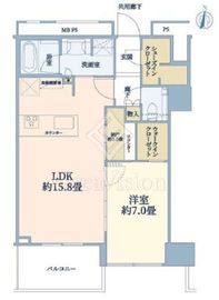 THE TOWER湘南辻堂 22階 間取り図