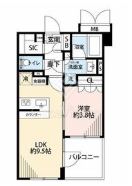 レ・ジェイド桜上水ティアラ 4階 間取り図