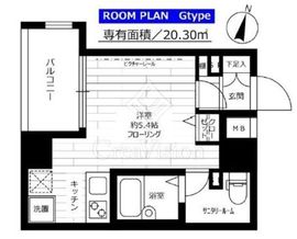 ステージグランデ文京小石川 5階 間取り図
