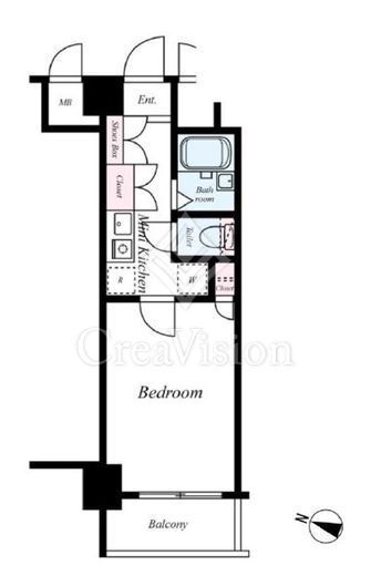 フォルトゥナ日本橋 1階 間取り図