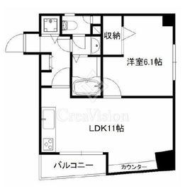 プレール・ドゥーク水天宮 4階 間取り図