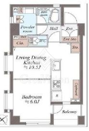 エスポワール銀座東 2階 間取り図