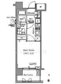 パークアクシス住吉 701 間取り図