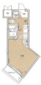 ルーブル中目黒 4階 間取り図