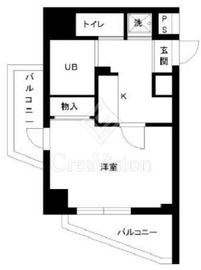 スカイコート原宿 2階 間取り図